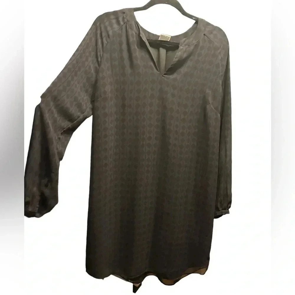 Cabi navy/black long sleeve dress size M